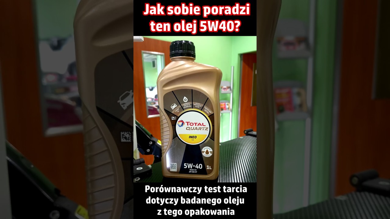Test olej Total Quartz Ineo 5W40 C3 - Jak sobie poradzi? Porównawczy test tarcia - Część 8 z 10