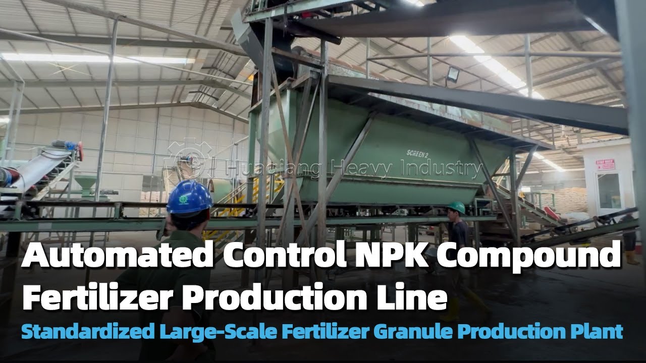 Automated Control NPK Compound Fertilizer Granulation Production Line | #granulator  #automation