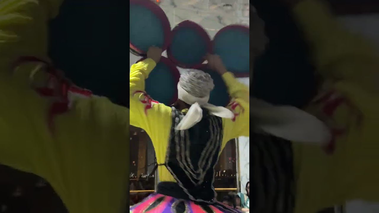 Tanoura dance in Dhow cruise #Dubai #DhowCruise #TanouraDance #TravelVlog