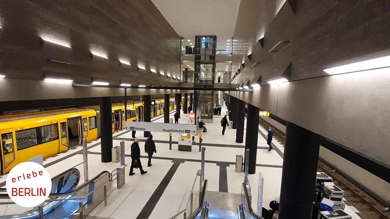 U5 - Berlin - Er&ouml;ffnung der neuen Bahnh&ouml;fe - Rotes Rathaus, Unter den Linden ...