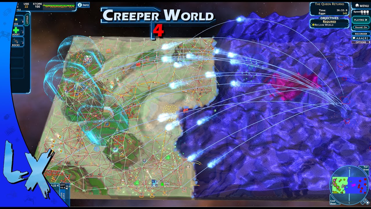 CETTE FOIS CI ON JOUE LE CREEP || CREEPER WORLD 4