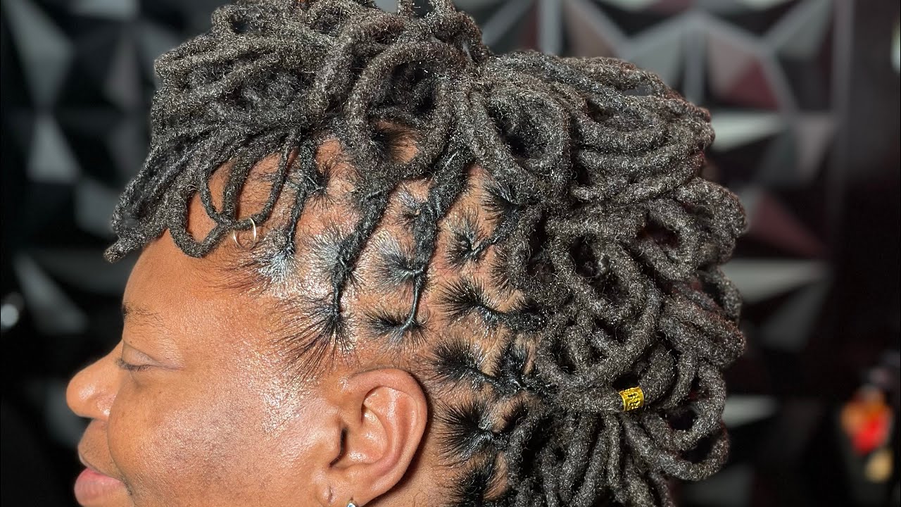 Mini Tutorial- Loc Petal Mohawk