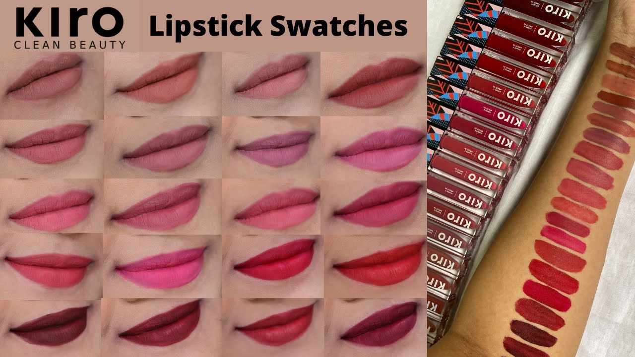 Kiro Beauty Non-Stop Airy Matte Liquid Lipstick ALL SHADES SWATCHES + REVIEW | Madhushree Joshi