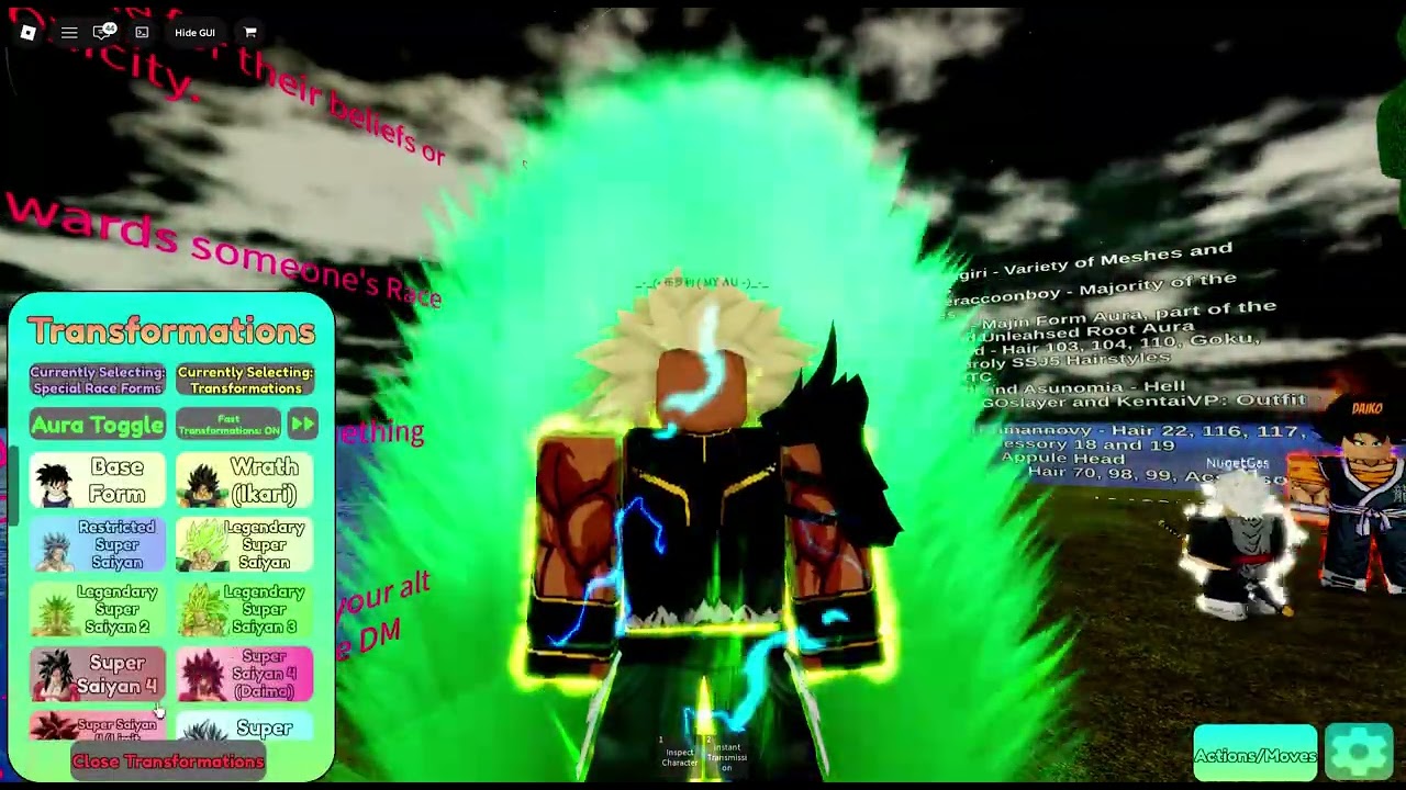 how to make a broly AU