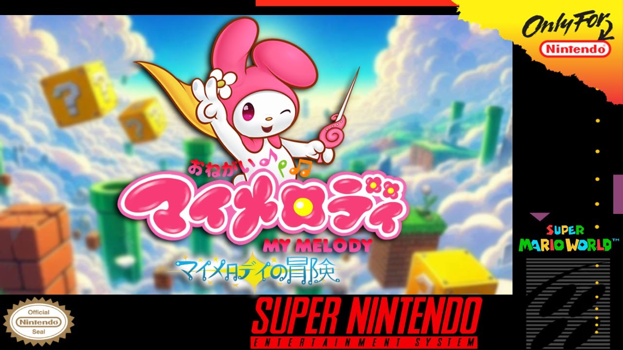 Onegai My Melody: My Melody Adventure - Hack of SMW [SNES]