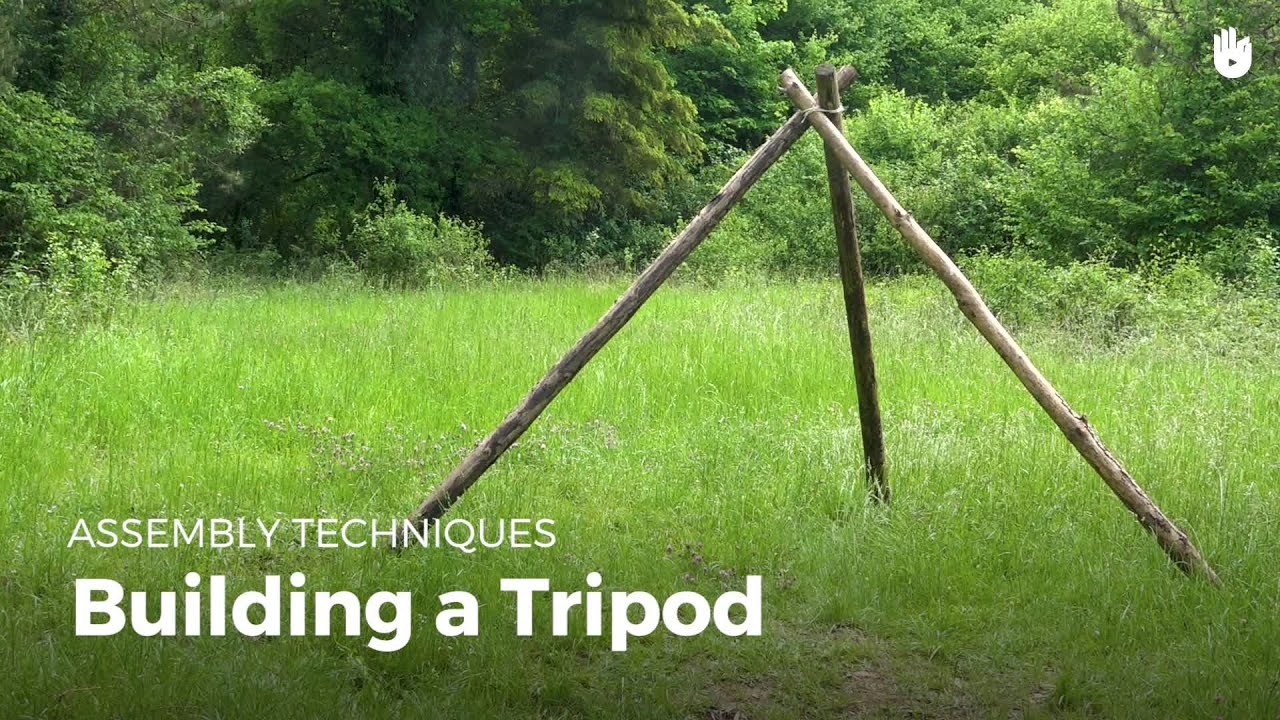 Building a tripod | Bushcraft