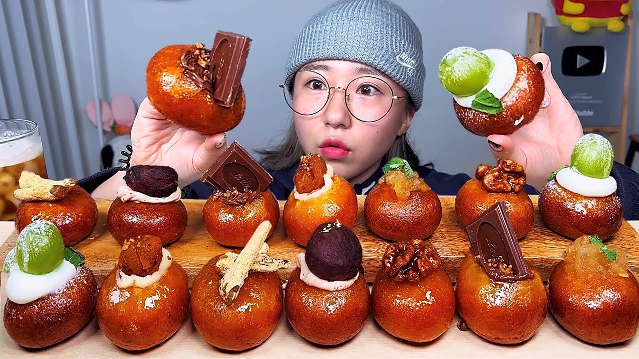 개성주악 첫 경험🍅 연리희재 개성주악 전통한과 디저트 먹방 Dessert Mukbang