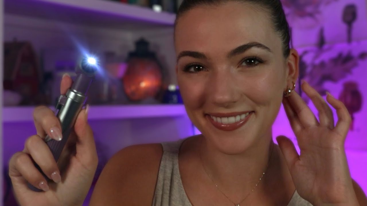 Клиника ASMR для глаз и ушей (обследование и чистка для сна 😴)