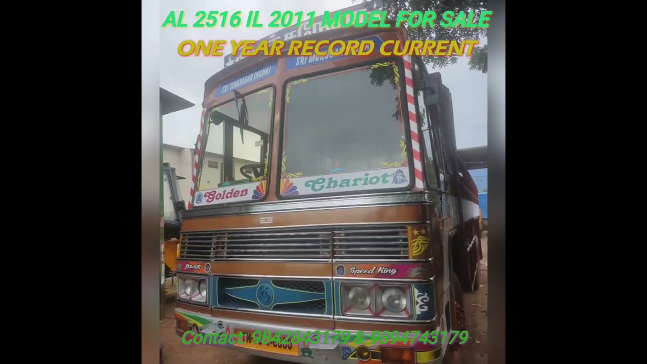 AL 2516 IL 2011 MODEL 10 WHEEL LORRY FOR SALE. LOCATION ATTUR.