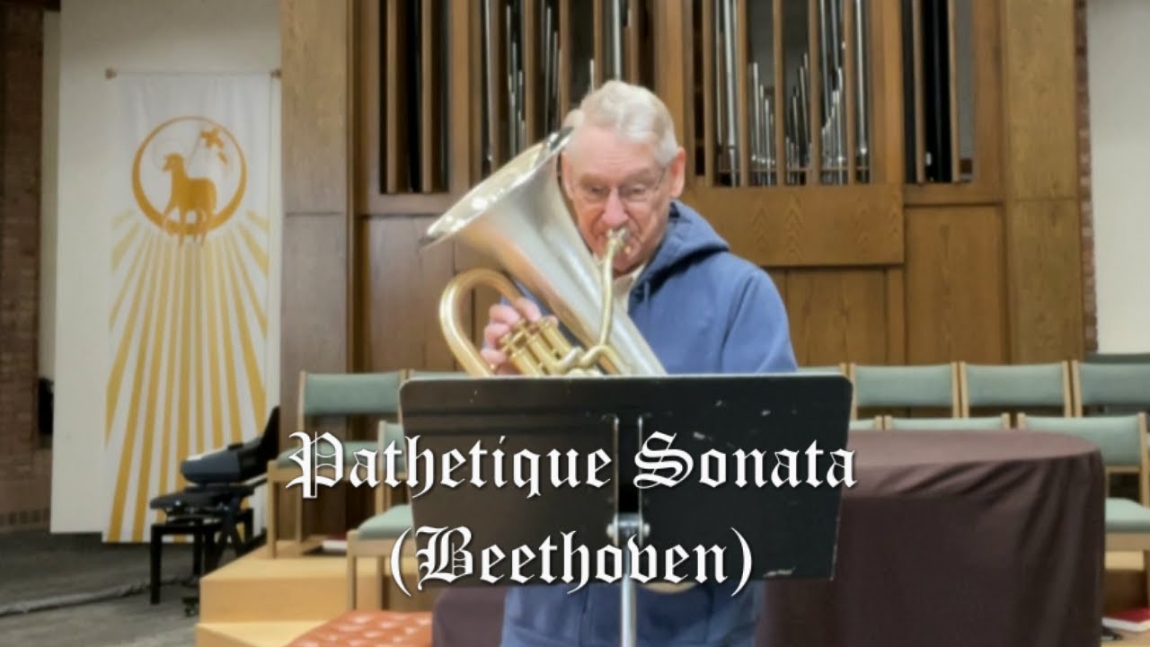 Euphonium Solo: "Pathetique Sonata" (Beethoven). New Project: Unaccompanied Solo Collection