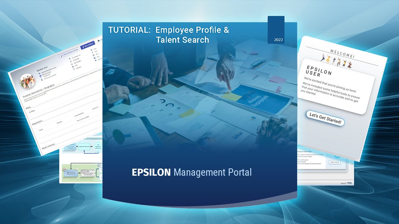 Tutorial: Epsilon Workforce Profile and Search Talent