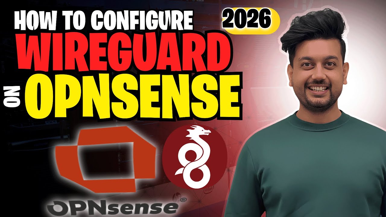 Настройка WireGuard VPN на межсетевом экране OPNsense | Пошаговая установка (2026)