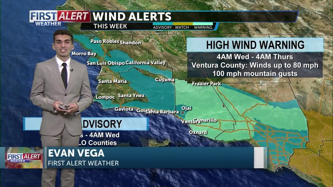 Warm and windy Tuesday, tracking Santa Ana winds