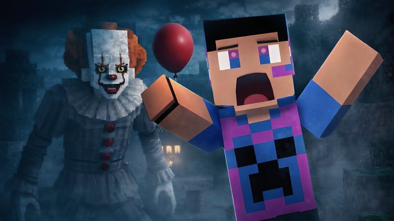 MINECRAFT: PENNYWISE • BU ODDIY MINECRAFT EMAS ! • #1 • O'ZBEKCHA LET'S PLAY EPIX GAMER 