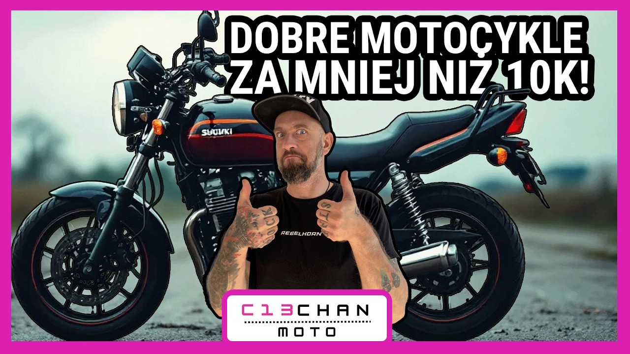 5  ciekawych motocykli typu Naked do 10 tysięcy złotych!
