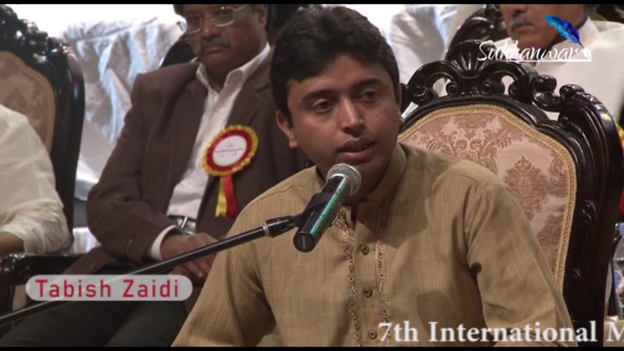 Tabish Zaidi in 2012 @ Abu Dhabi Mushairah | Zahoorul Islam Jawaid