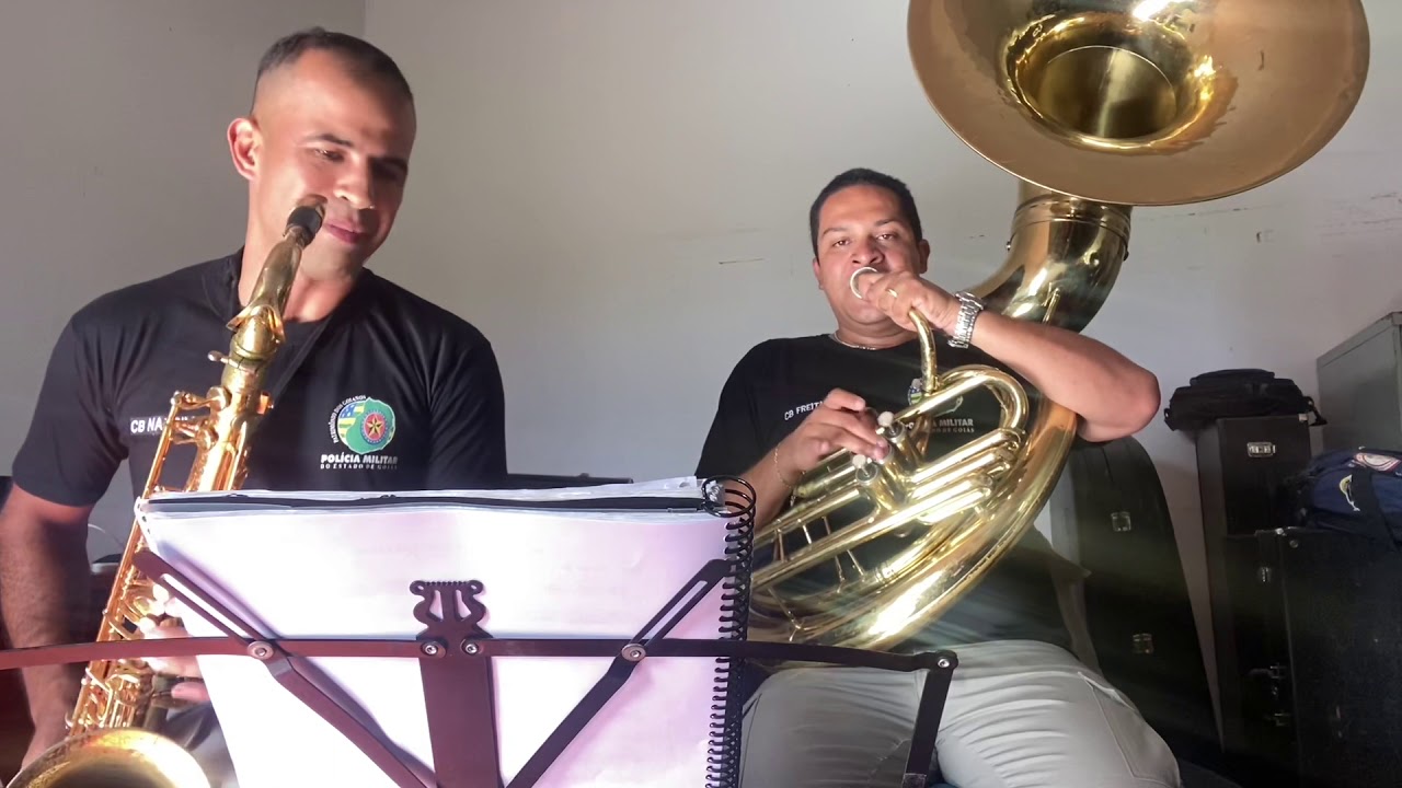 Dobrado Saudade de Minha Terra - Cb Freitas (Tuba Bb) e Cb Nascimento (Sax Tenor Bb)