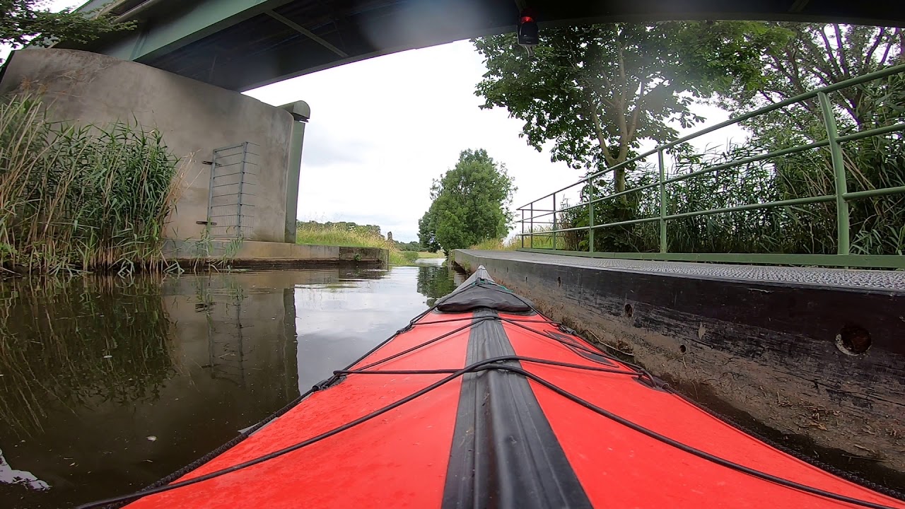 Weser 2019 Bootsgasse Wehr Petershagen