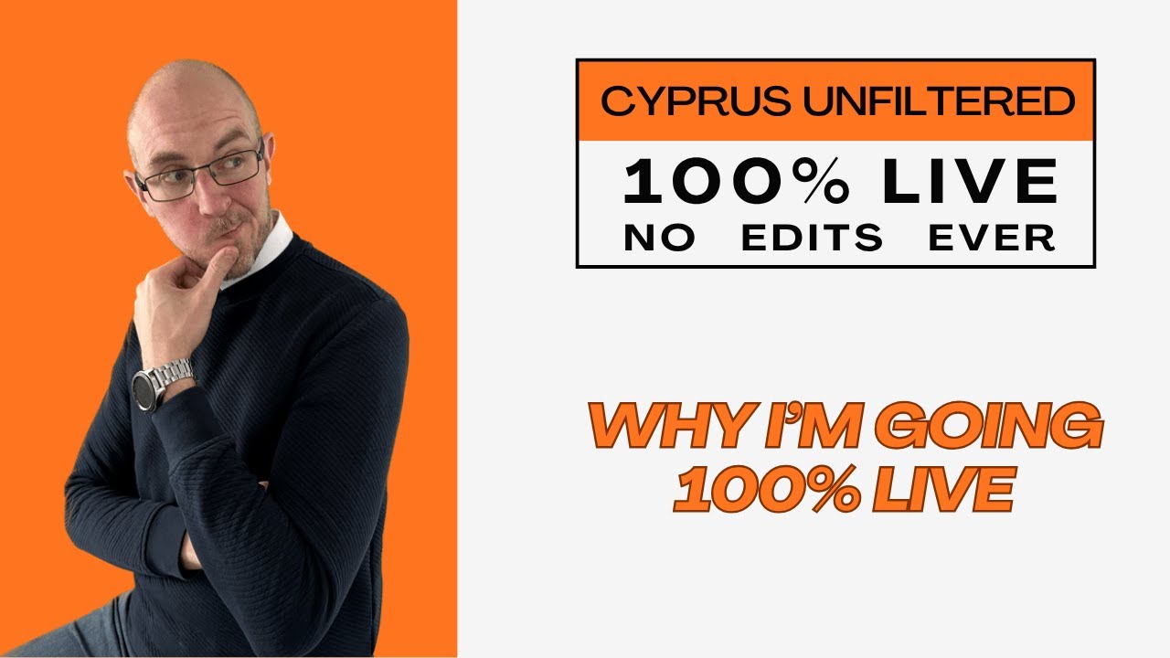 The Real Cyprus – Why I’m Going 100% Live (No Edits, No Fluff, No Retakes)