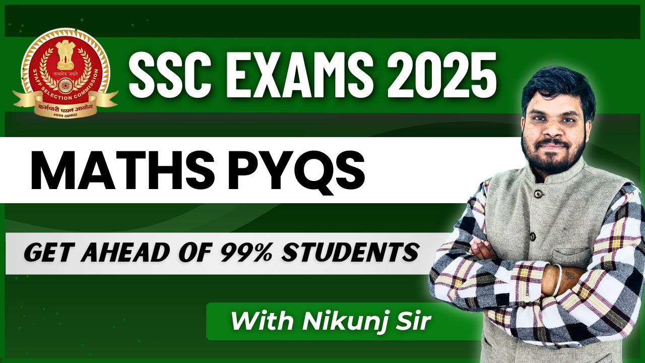 Partnership PYQs | Part-01 | SSC Maths 2025 | Crack SSC with Nikunj Sir