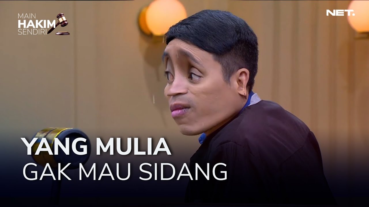 TERDAKWANYA CHACHA JUGA, YANG MULIA JADI MALES SIDANG! (1/4) MAIN HAKIM SENDIRI