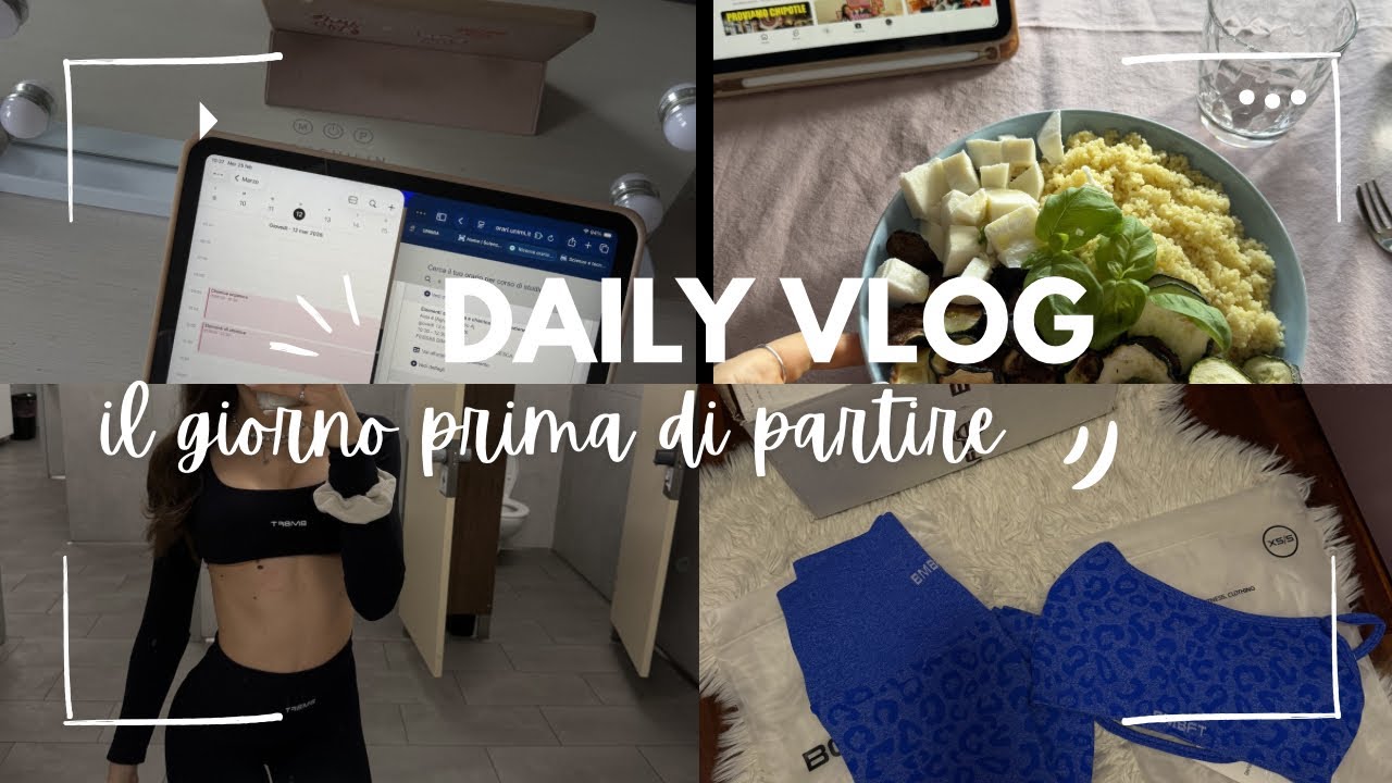 DAILY VLOG | vi porto con me nel mio giorno prima della partenza per sharm el sheik🇪🇬