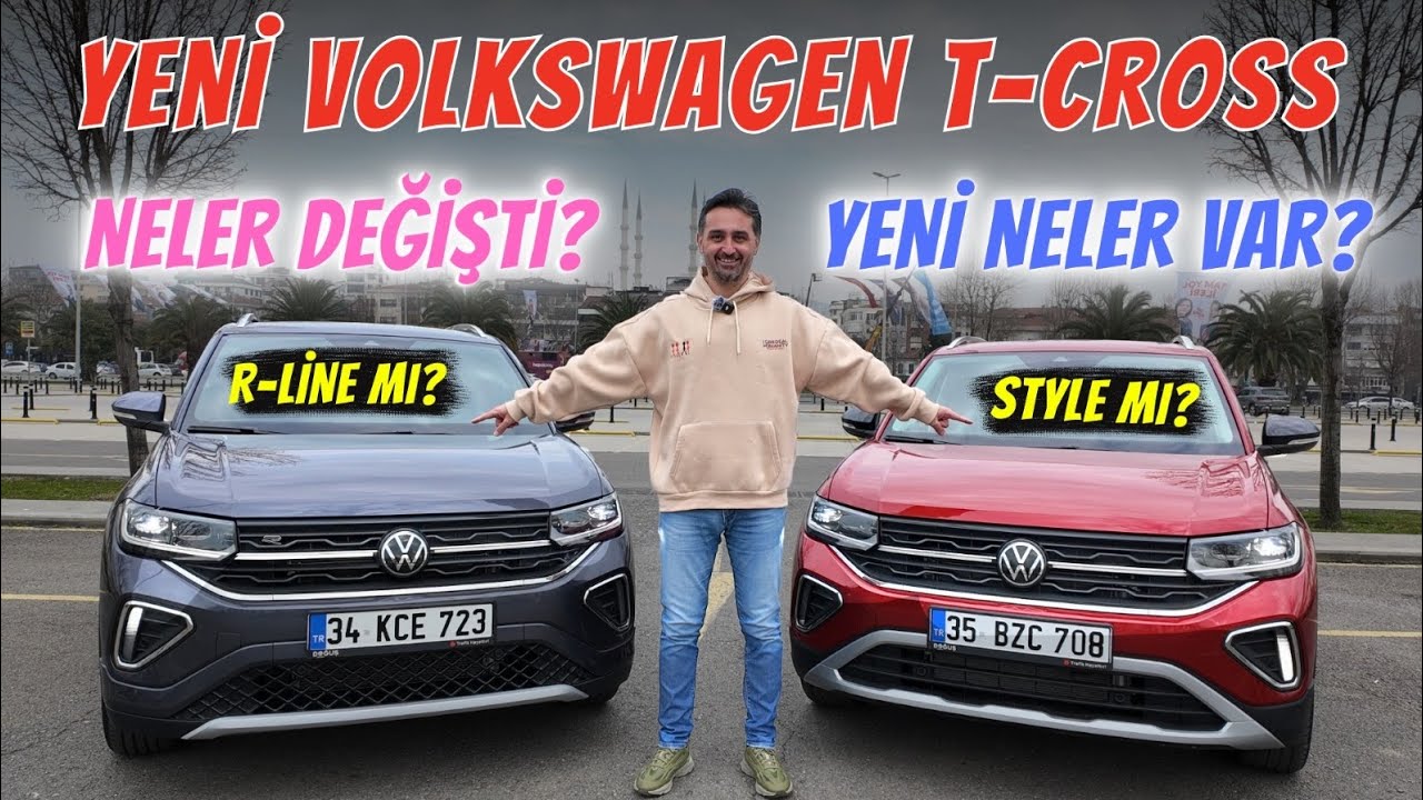 Yeni VW T-Cross Testi - R-Line ile Style Donanım Arasındaki Farklar Neler?