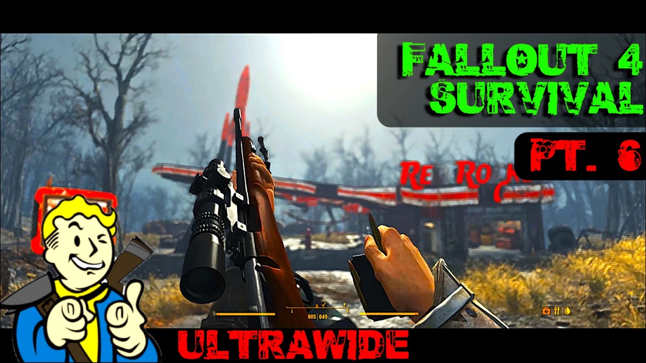 Fallout 4 LOOKS SO GOOD! in Glorious Ultrawide! #survival #modded #police #camera #bodycam #fallout