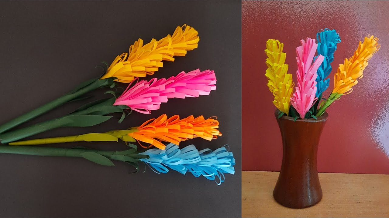 Paper Flower|How to make paper flower|Lavender flower|Origami flower|Art|Summer craft|AR SPARKS