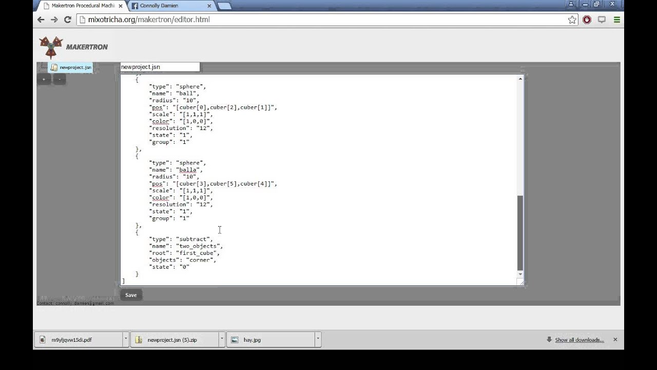 Makertron In Scene Selection