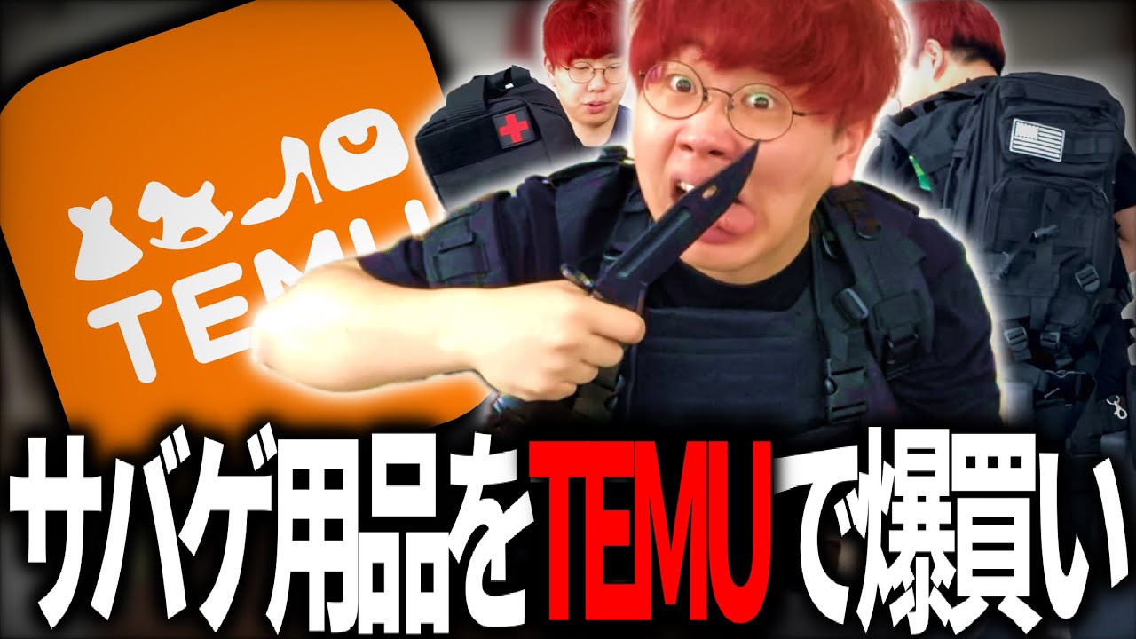 怪しい中華サイトでサバゲーグッズを爆買い【TEMU】