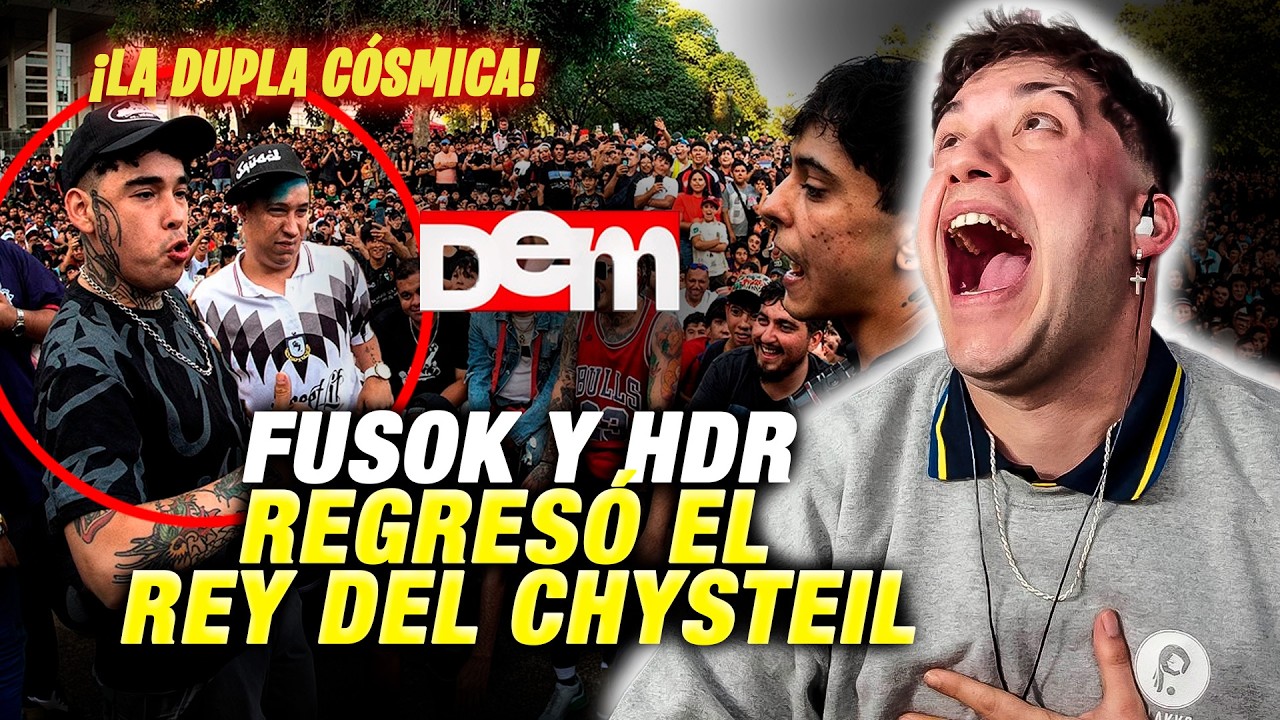 FUSOK REGRESÓ A LA DEM CON CHYSTEIL CHAMPAGNE Y HDR DE DUPLA 😱🇨🇱❤️🇨🇱😱 KAPO 013 REACCIONA 