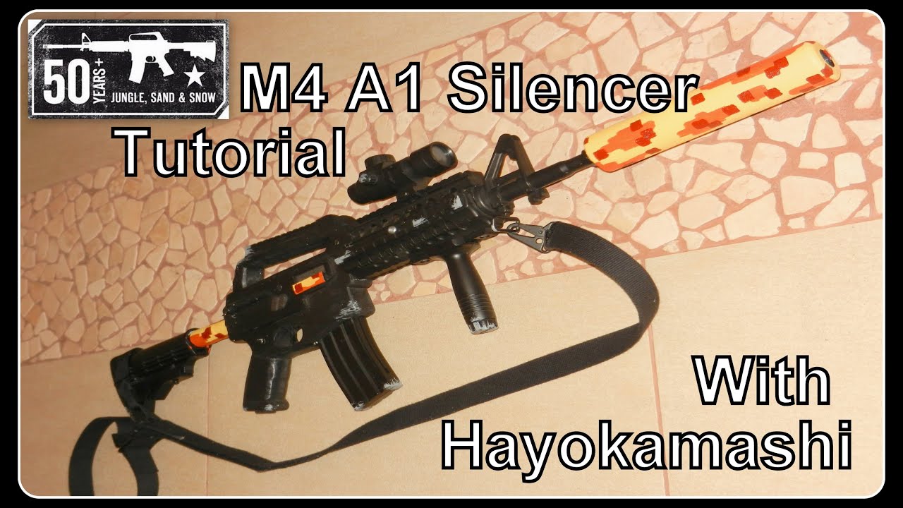 CosPlay Waffenbau Tutorial - M4 A1 Silencer