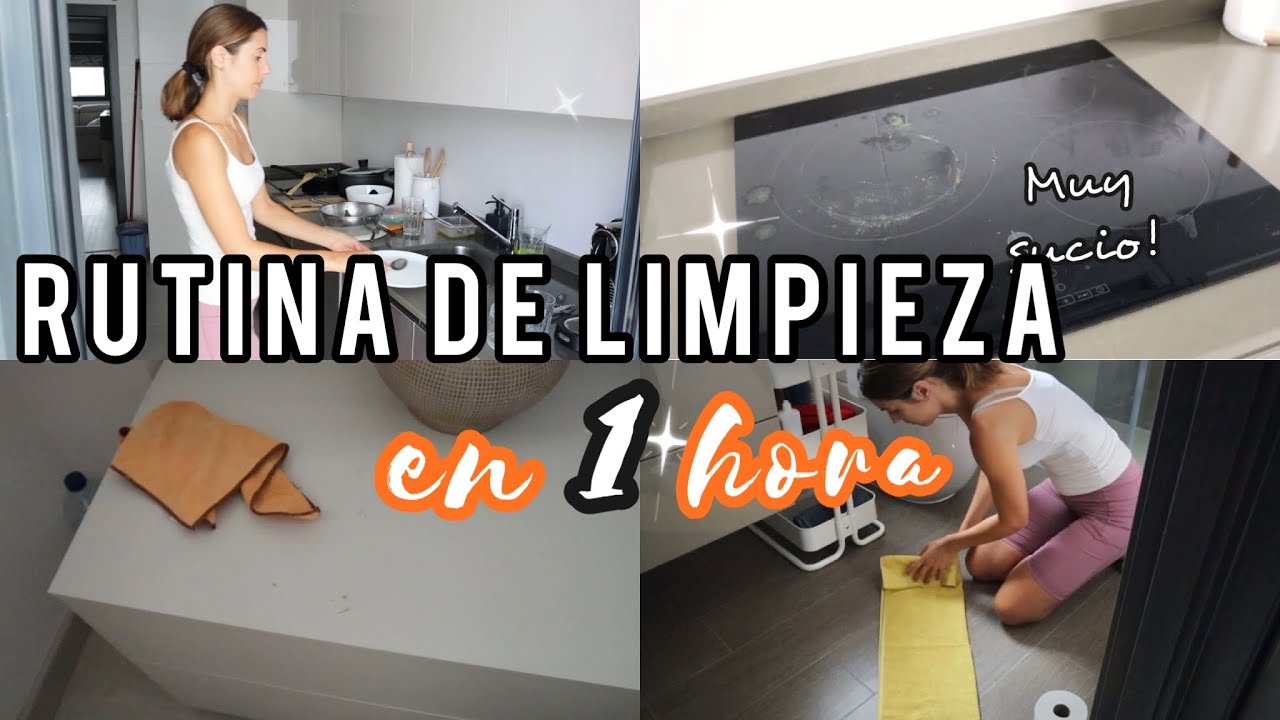 *NUEVO* LIMPIA CONMIGO EN 1 HORA |  RUTINA de LIMPIEZA RÁPIDA | Laura Ballesteros