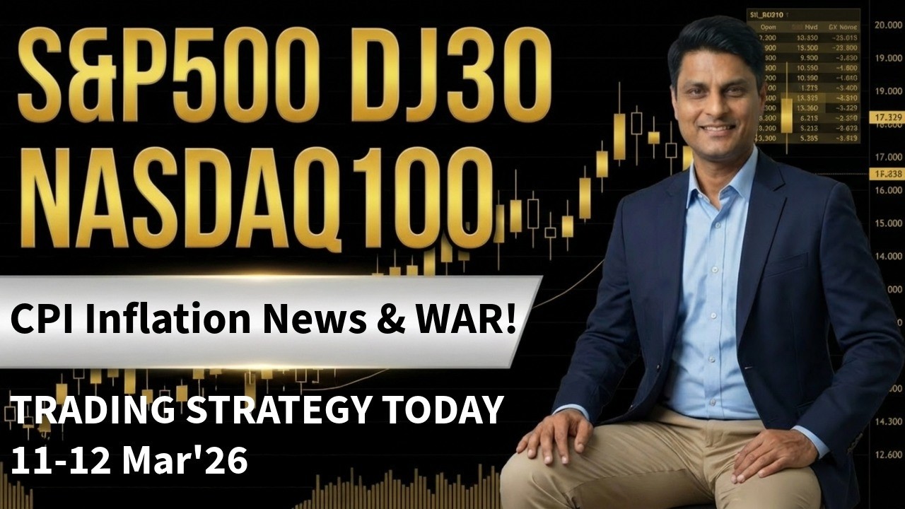 Massive US CPI Inflation News Live -NASDAQ100 | S&P 500 | Dow Jones | DE40 | FTSE100 Today 11-12 Mar