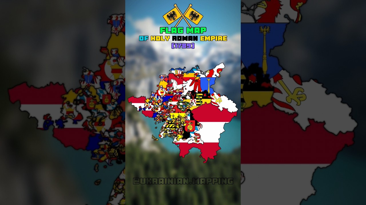 Flag map of Holy Roman Empire