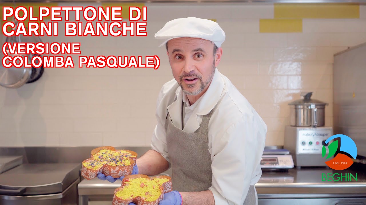 POLPETTONE DI CARNI BIANCHE - VERSIONE COLOMBA PASQUALE