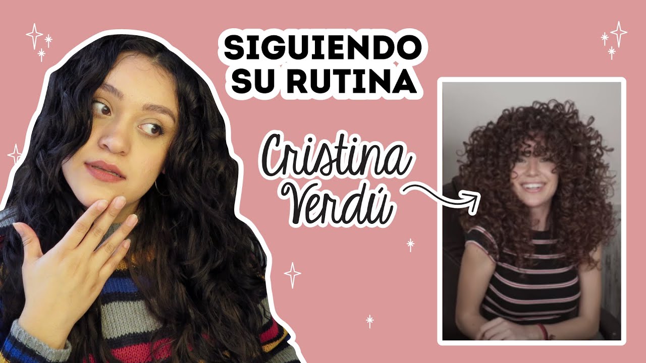 RUTINA DE @CrisVerdu  EN MI CABELLO ONDULADO🤩