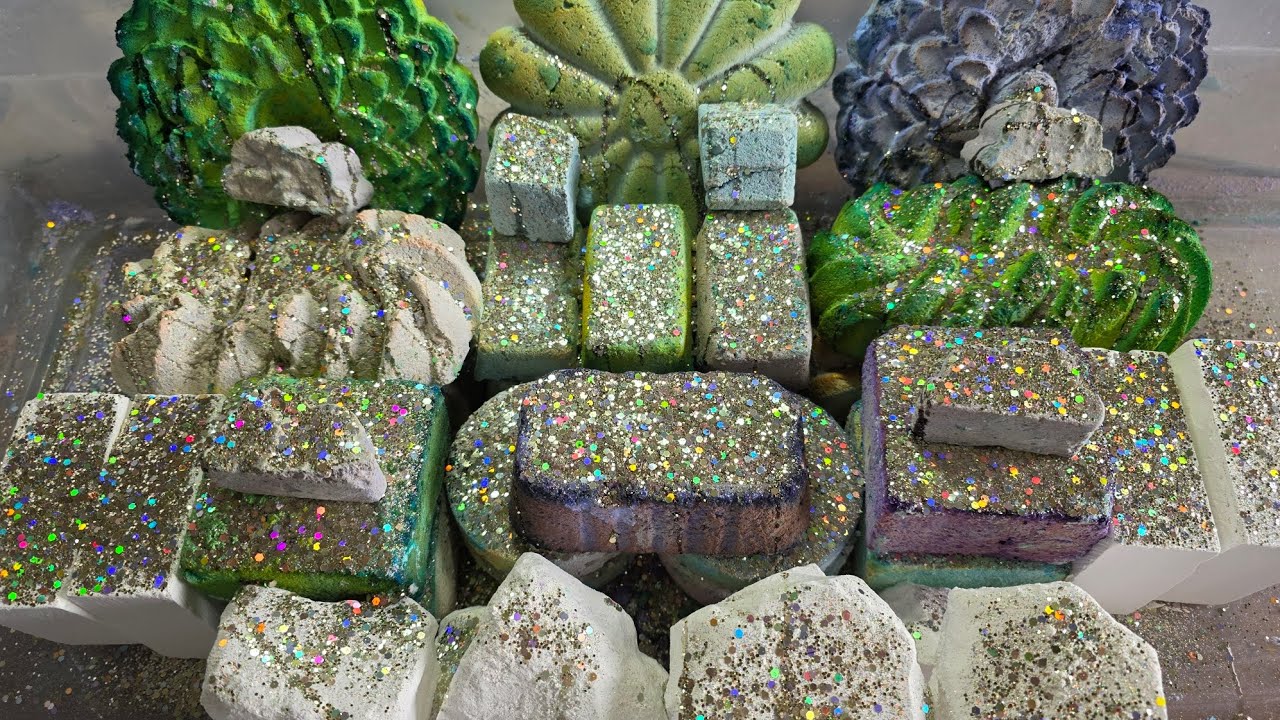 Sparkly Variety Gym Chalk Crush | Melty | Crispy | Gritty | Fresh | Reforms | ASMR | Bonus Crush