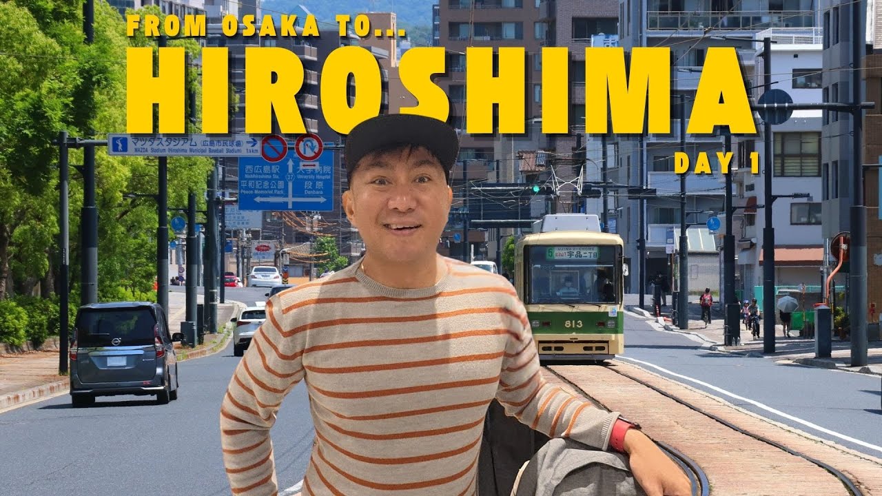 Japan Vlog: OSAKA TO HIROSHIMA | Shinkansen | Tram | Cube Capsule Hotel | Orange Ramen | Yoshinoya