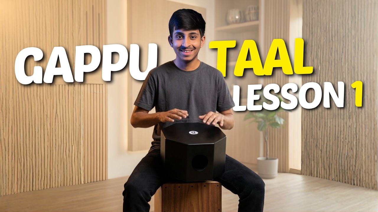 Gappu Taal (Travel Cajon) Lesson | How To Play Taal | Part - 1 #gapputravelcajon