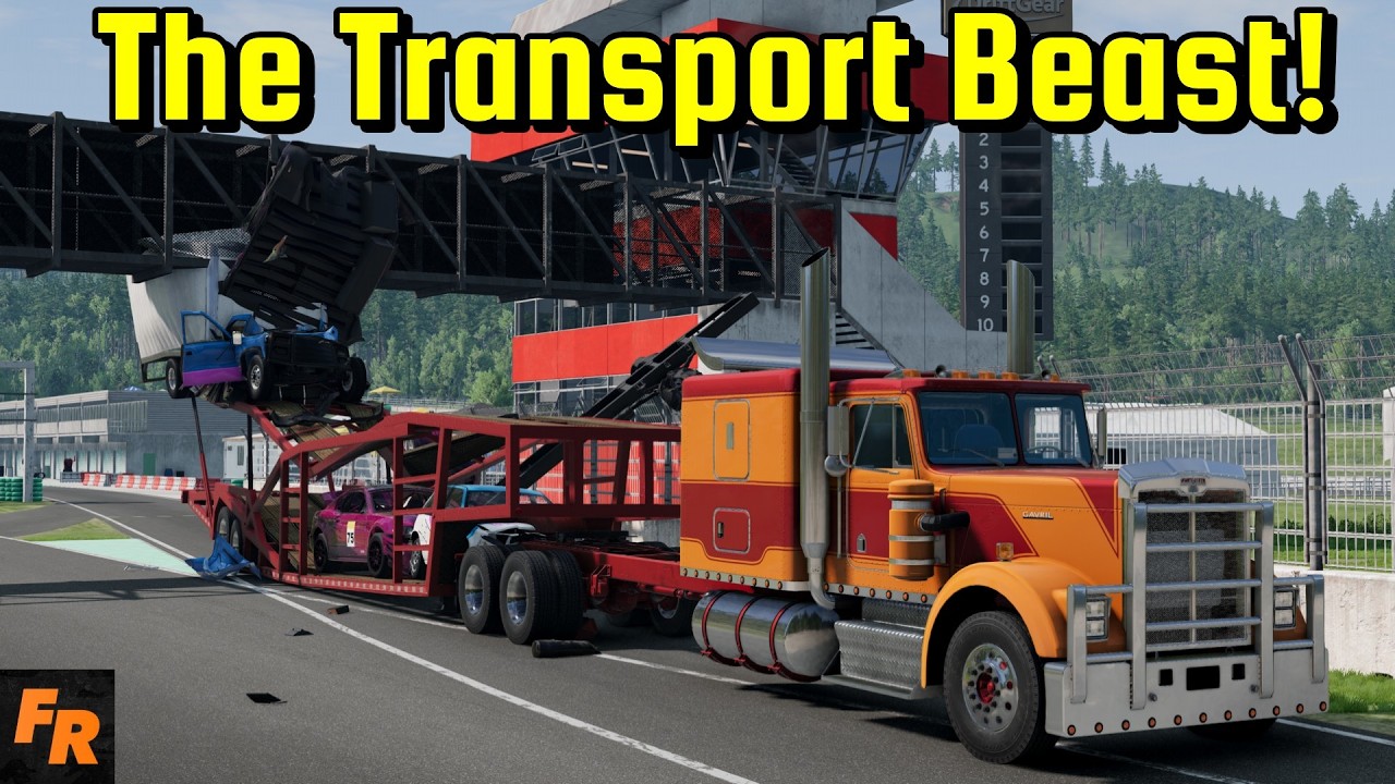 Transport Race - Oversized Load!- BeamNG Drive