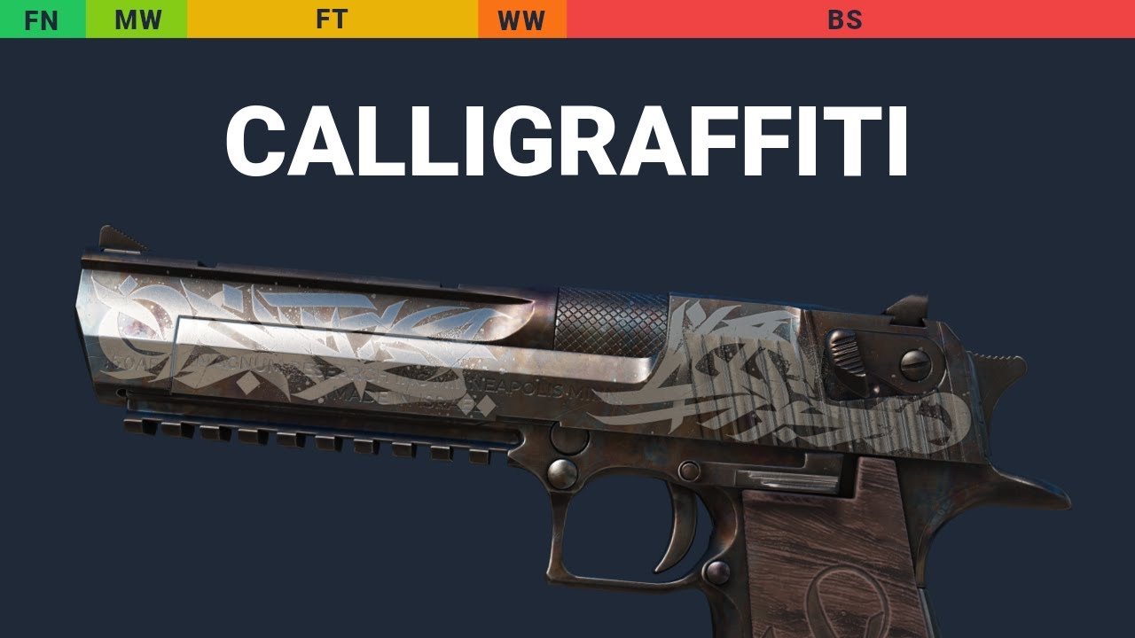 Desert Eagle Calligraffiti - Skin Float And Wear Preview