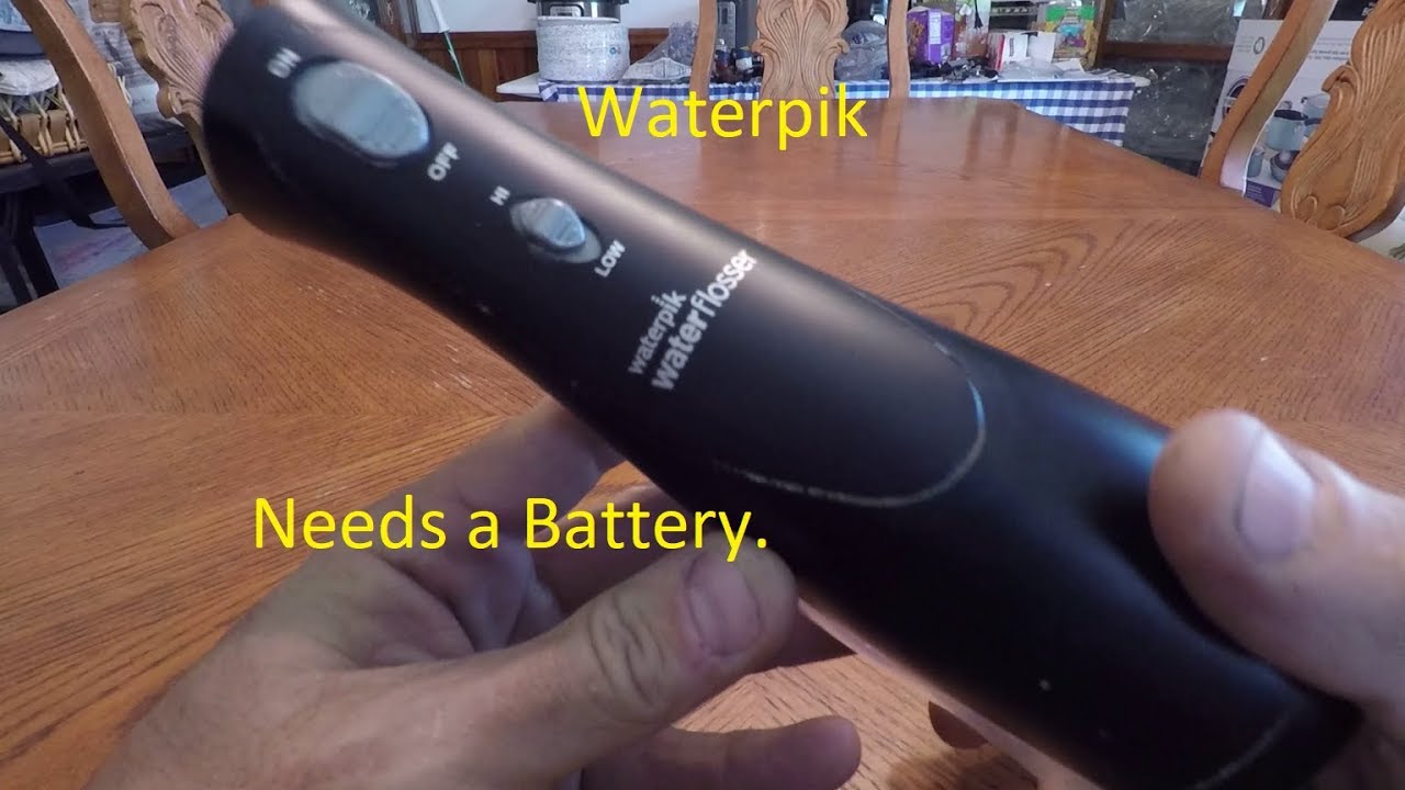 Changing the battery in a Waterpik Water Flosser