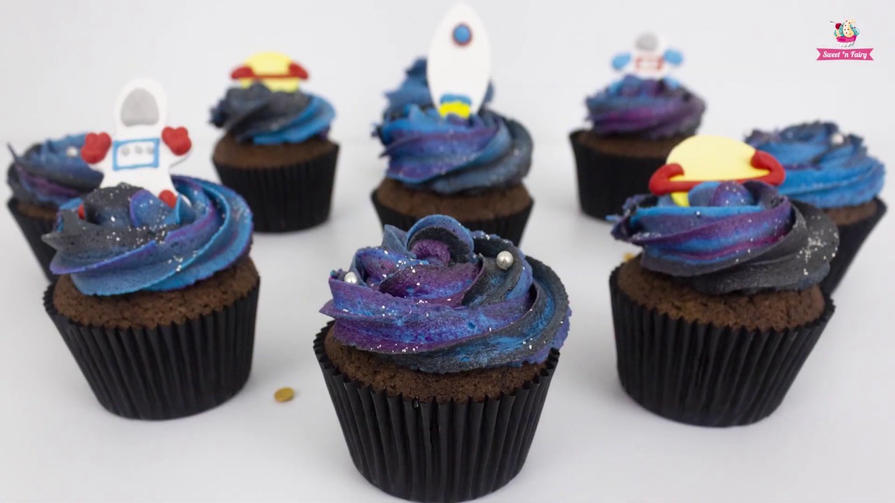 Comment faire des cupcakes galactiques