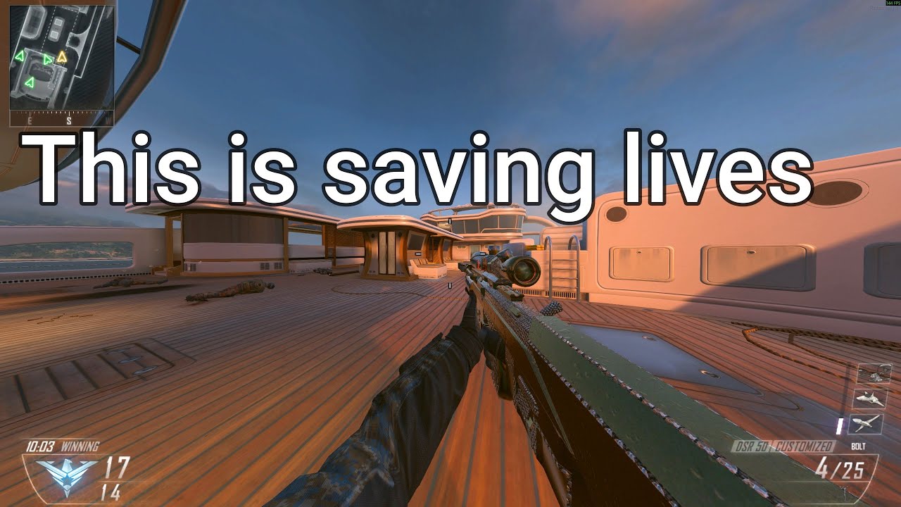 Video Games Save Lives. (Bo2 Commentary)