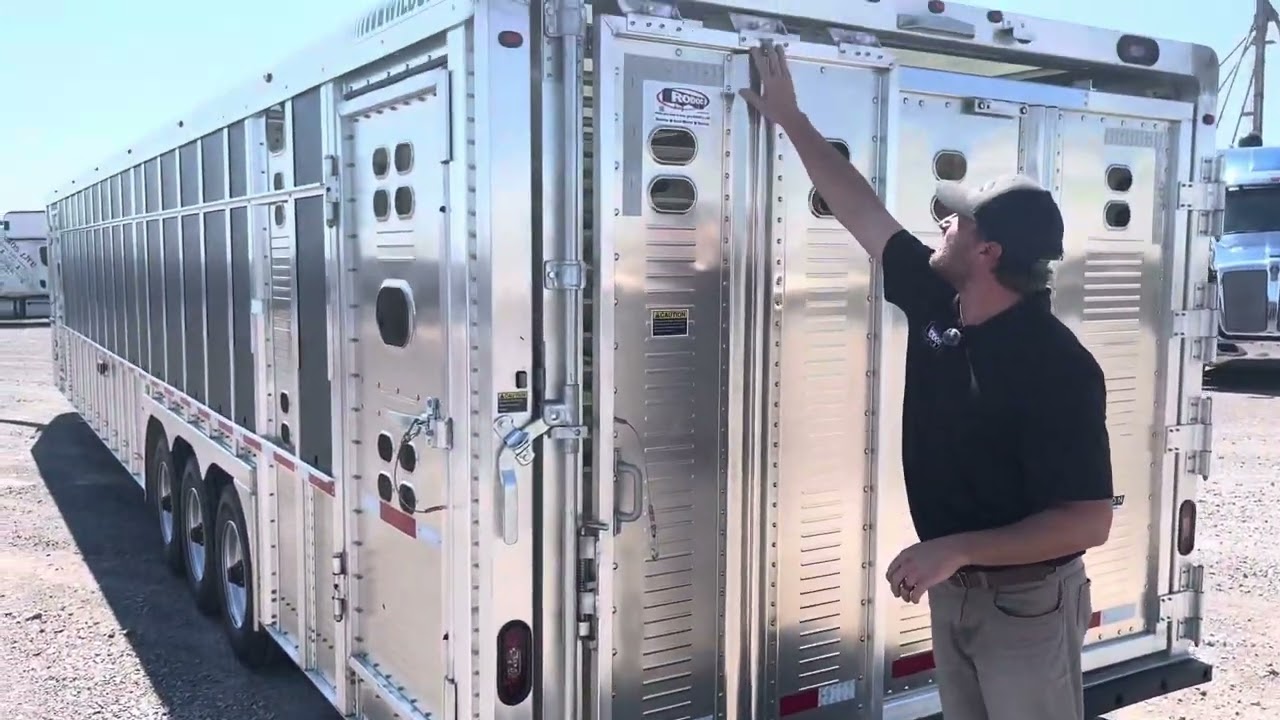 You Got to Check Out the Inside of this Livestock Trailer