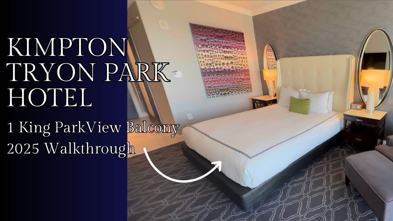 Kimpton Tryon Park Charlotte Room Tour |. 1 King Parkview Walkthrough