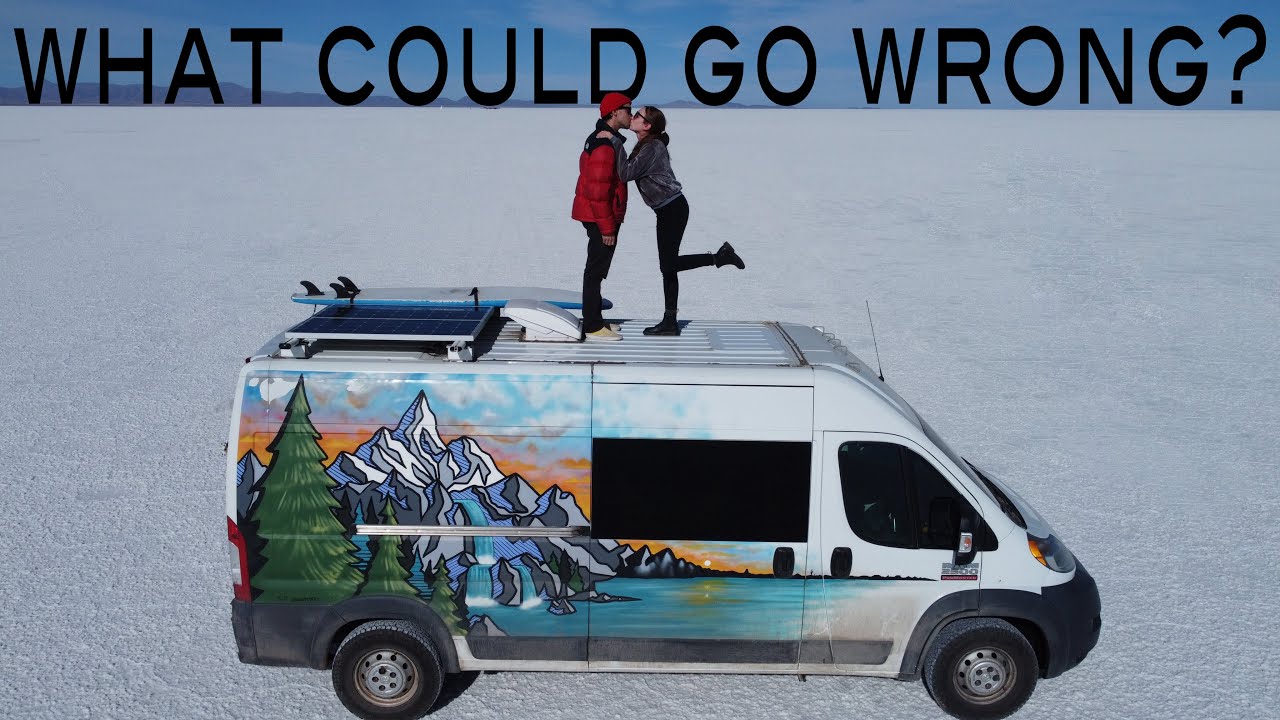 Driving the Largest SALT FLAT in the WORLD: Salar de Uyuni, Bolivia #vanlife #roadtrip