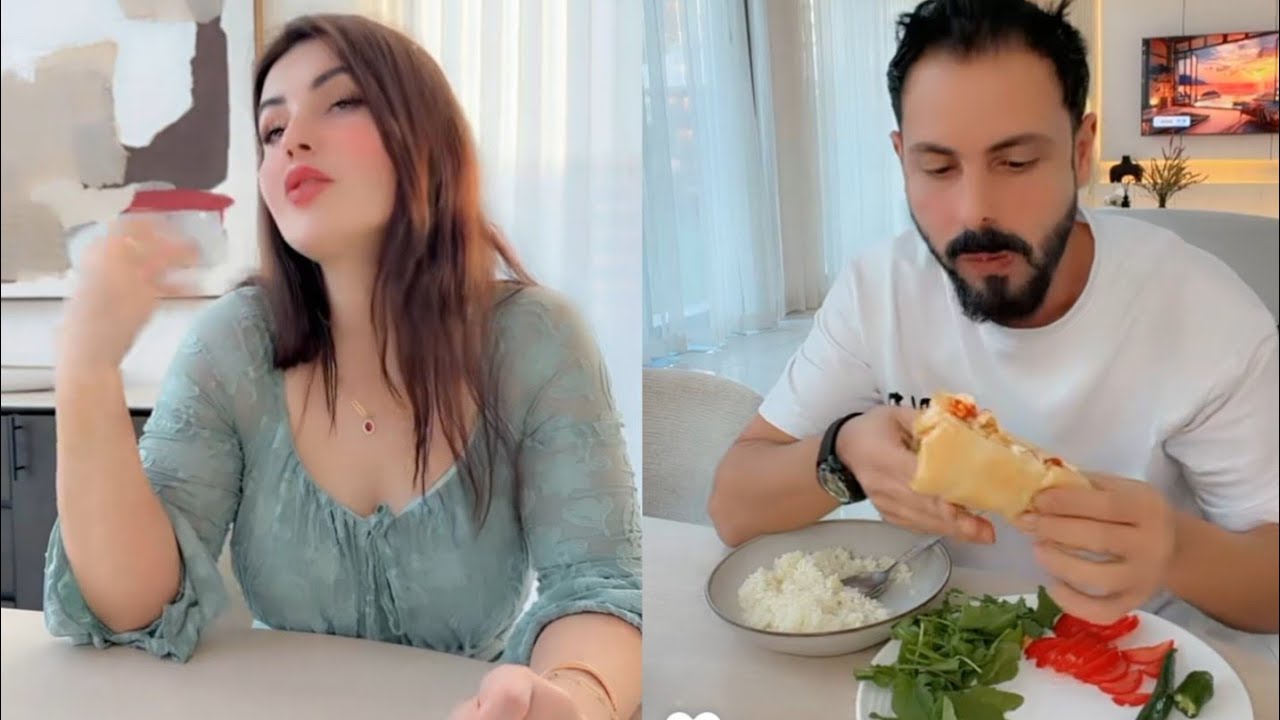 نور وعصام 🔥عم يتعشو عشاء مكسيكانو🥰🥰